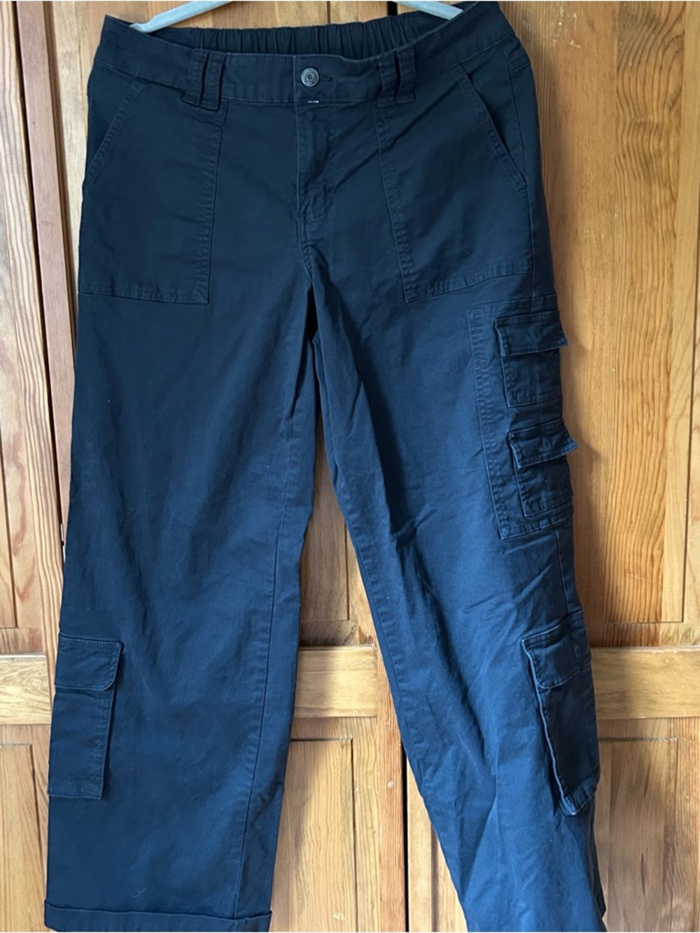 Black cargo pants